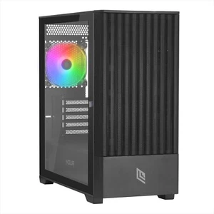 CASE M-ATX PC DESKTOP GAMING LUXURY VENTOLA ARGB INDIRIZZABILE PANNELLO VETRO - Foto 1 di 9