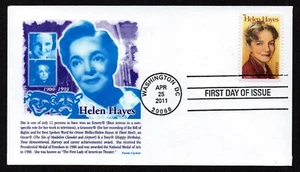 USA, SCOTT # 4525, PANDA FDC COVER OF FILM ACTRESS HELEN HAYES, YEAR 2011 - Picture 1 of 1