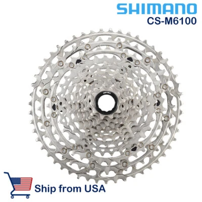Shimano Deore CS M6100 12 speed Cassette 10 51t Micro Spline - Image 1 of 2