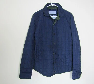 Chaqueta acolchada azul marino vintage Tommy Hilfiger para hombre talla L Foto 1 de 4