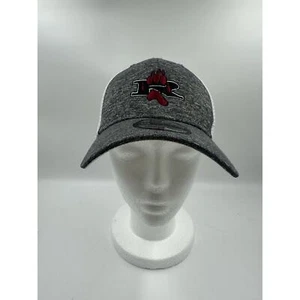 Custom New Era 39Thirty Mystery Mütze - R mit Pfote - grau weiß - Größe S / M - Bild 1 von 4