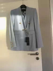 damen blazer 36 neu Escada hellblau Frühling Luxus Jacke - Bild 1 von 7