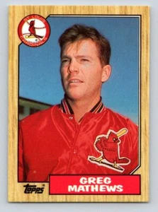 1987 Topps Tiffany Collection - Rookie RC #567 Greg Mathews - Picture 1 of 2