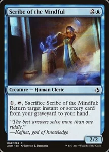 SCRIBE OF THE MINDFUL x4 mtg NM-M Amonkhet 4 comune - Foto 1 di 1