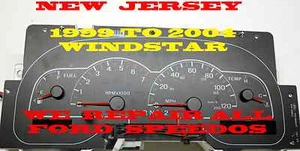1999 2000 2001 2002 2003 FORD WINDSTAR INSTRUMENT CLUSTER REPAIR message center - Picture 1 of 1