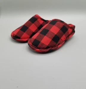 Zapatillas rojas a cuadros para niños pequeños, talla 7-8, nuevas - Imagen 1 de 5