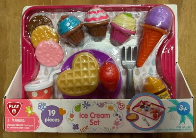 Play Frozen Treats Ice Cream Play Set (19 pcs) - Play Food Pretend - Image 1 of 2