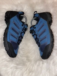 Karrimor Bowfell Mens Walking Shoes Hiking Treking Trainers Size 9 Blue Black - Picture 1 of 14