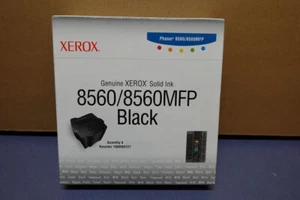 6 Pack New Genuine NEW Xerox 108R00727 Black Solid Inks Phaser 8560 8560MFP OEM - Picture 1 of 7