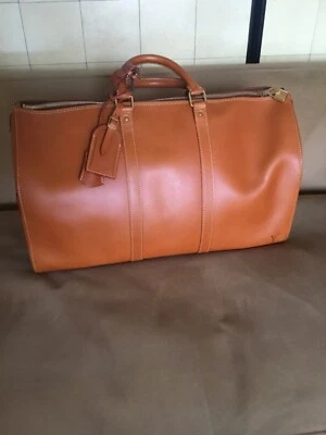 Authentic louis Vuitton natural vashetta leather Keepall - Image 1 of 4