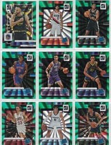 2022-23 Donruss Basketball GREEN Laser RCs #1-250 You Pick - Complete Your Set