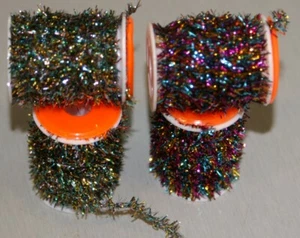 Veniard– “Razzle Dazzle” 6mm rainbow metallic Fly Tying chenille