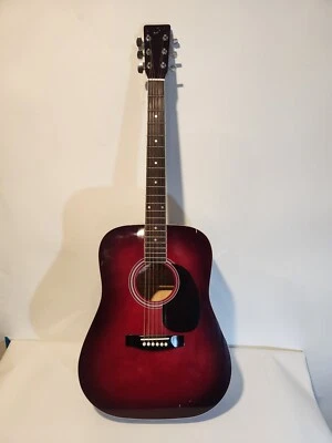 Right handed acoustic beginner's guitar 38" by Jay Jr in good condition  - Image 1 of 4