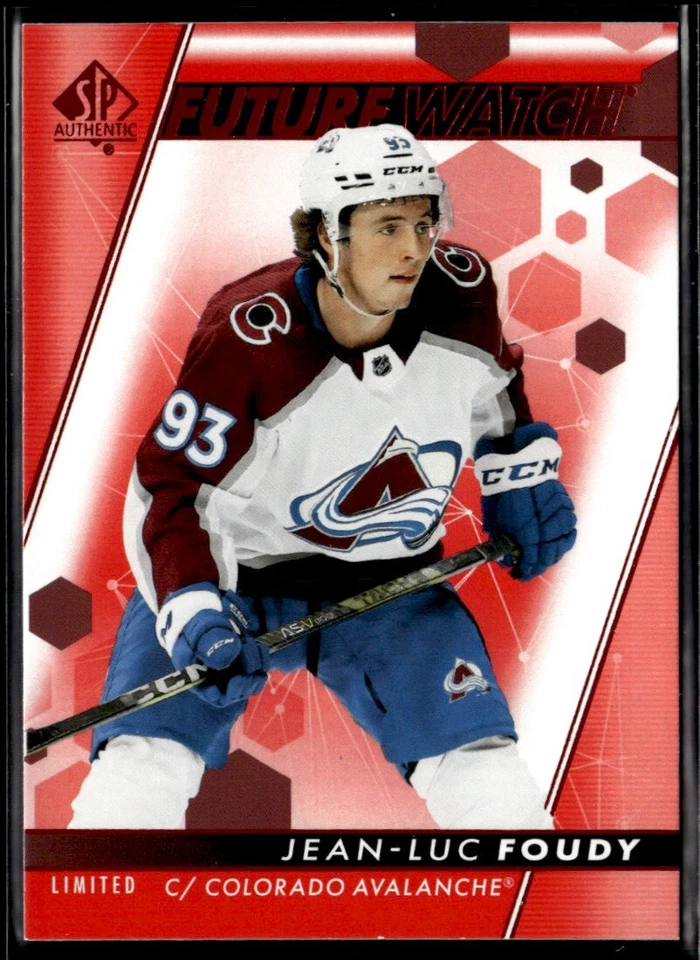 2022-23 SP Authentic Limited Red Jean-Luc Foudy #196 - Image 1 of 2