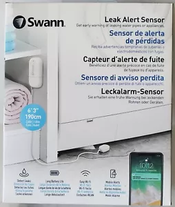 Swann Leckwarnsensor - weiß - Lecks erkennen Mobile Warnung brandneu im Karton - Bild 1 von 4
