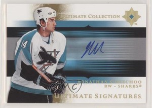 2005-06 Ultimate Collection Ultimate Signatures Jonathan Cheechoo #US-CH Auto