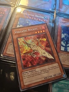 yugioh Volcanic Rocket FOTB-EN000 Secret Rare unlimited Edition  - Picture 1 of 6