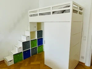 Design-Hochbett maßgefertigt vom Tischler - bis zu 90% unter Neupreis - Bild 1 von 11