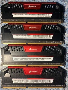 ✅ 32GB DDR3-2400MHz (4x 8GB) Corsair Vengeance Pro Memory RAM - Picture 1 of 12