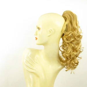 Hairpiece ponytail curly light golden blond 15.75 ref 3 lg26 peruk - Imagen 1 de 7