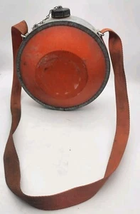 4 QT Oasis Canteen Orange Vintage No Leaks Hiking Camping Survival Government - Picture 1 of 4