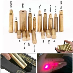 Laser Bore Sighter Red Dot Laser Sight Sighter Gun Rifle Cartridge With Battery - Picture 1 of 46