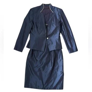 Vintage 90s Jessica McClintock for Gunne Sax 2 Piece Formal Set Dress + Blazer - Picture 1 of 9