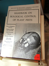 Handbook on Biological Control of Plant Pests Brooklyn Botanic v16 n3 Vg photos