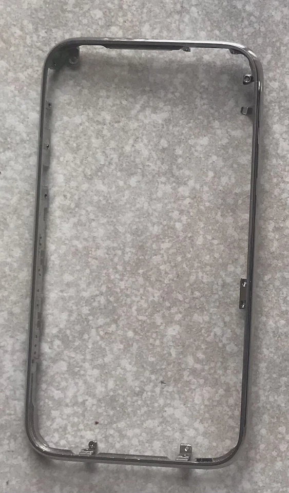 IPHONE 3 GS FRONTALE TELAIO ORIGINALE CHROME (USATO IN BUONE CONDIZIONI) - Immagine 1 di 1