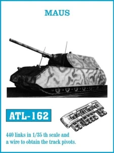 Friulmodel - Pistas de tanque de metal para MAUS 1/35 - ALT162 - Imagen 1 de 1