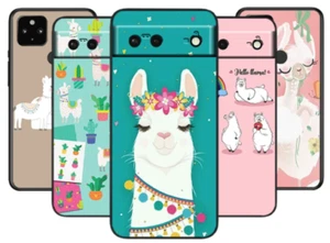 Cute Alpaca Lama Funda Coque Cover Case For Google Pixel 8 Pro Pixel 7 Pixel 6 5 - Photo 1 sur 8