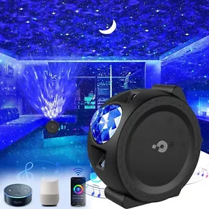 Galaxy Starry Sky Projector Night Light Rotating LED Planetarium Star Lamp - Picture 1 of 6