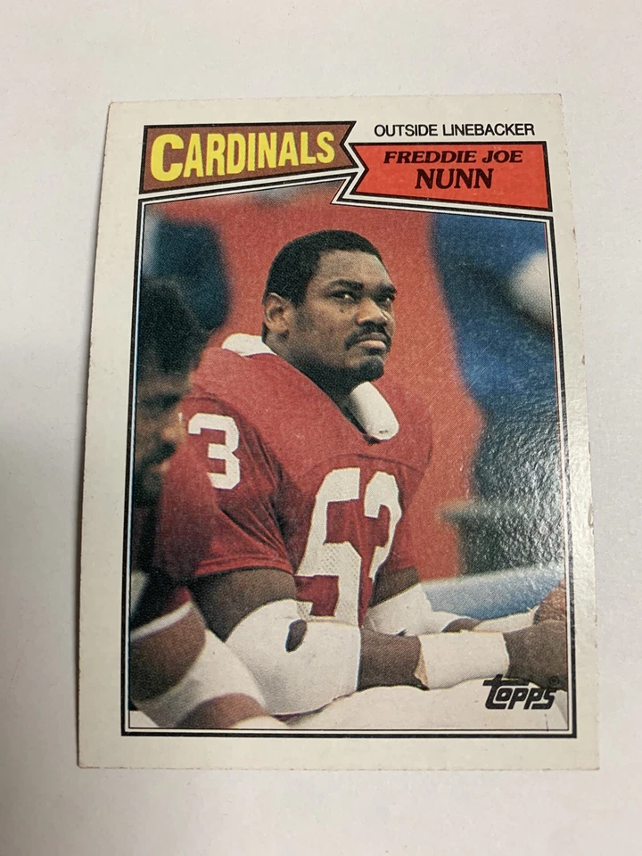 1987 Topps NFL Freddie Joe Nunn Arizona Cardinals  - Image 1 of 1