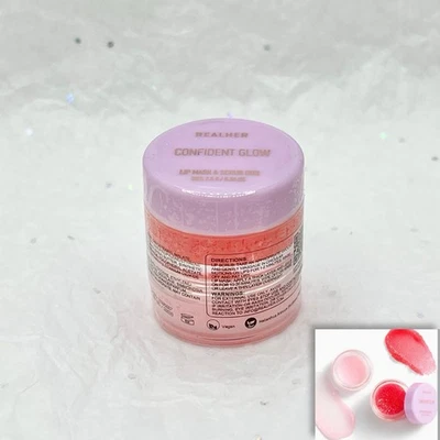 RealHer CONFIDENT GLOW Lip Mask & Scrub Duo 7.5g/.26oz Travel Size - Image 1 of 4
