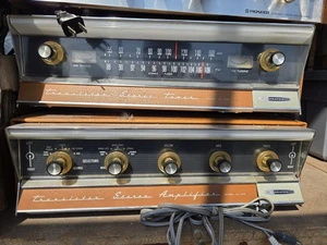 (Set 2) Heathkit AA-21D Stereo Amplifier & AJ-43 D Tuner - Picture 1 of 11