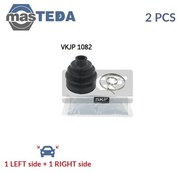 VKJP 1082 CV JOINT BOOT KIT PAIR WHEEL SIDE FRONT SKF 2PCS NEW OE REPLACEMENT - Image 1 of 4