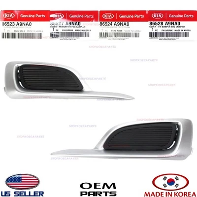 Juego de 4 cubiertas antiniebla delanteras originales OEM izquierda y derecha Kia Sedona 2019-2021 Foto 1 de 3