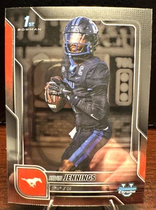 Kevin Jennings 1st Bowman Card-2025 Bowman U Chrome #152 SMU Mustangs NCAA - Picture 1 of 2