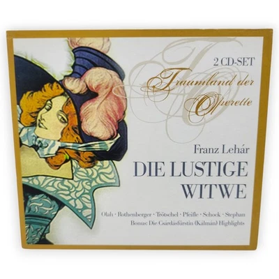 Die Lustige Witwe Franz Lehar Traumland der Operette 2 CD Set Trötschel Schock - Bild 1 von 4