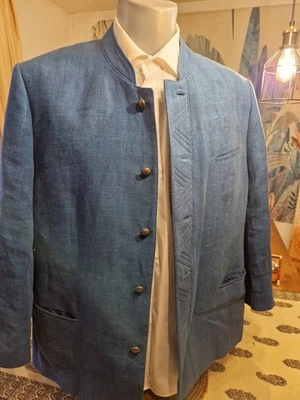 Gössl Leinen Jacke/ Jackett Blau Edition  - Bild 1 von 4