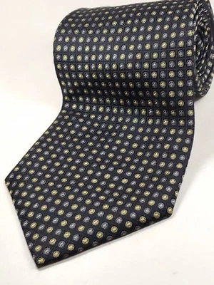 Corbata NAUTICA 100 % seda para hombre negra dorada gris plata NUEVA Foto 1 de 3