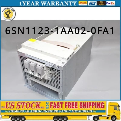 New Siemens 6SN1123-1AA02-0FA1 6SN1 123-1AA02-0FA1 SIMODRIVE 611 POWER MODULE - Image 1 of 4