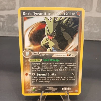 Pokemon Card Dark Tyranitar 20/109 EX Team Rocket Returns Non-Holo Rare - Image 1 of 4