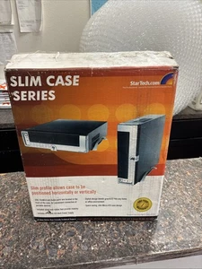 StarTech Micro ATX Slim Desktop Computer Case Series 4-Bay black - New In Box - Picture 1 of 7