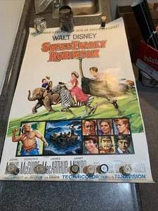 1968 SWISS FAMILY ROBINSON 27X41 Original Movie Poster One Sheet Disney R72/188 - Picture 1 of 15