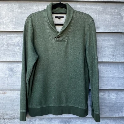 Camisa pulóver de algodón para hombre Banana Republic cuello redondo talla grande Foto 1 de 4