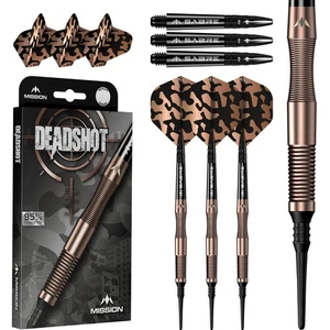 Mission | Dead Shot | Dardos punta blanda | 95% tungsteno | Bronce | 19 g - Imagen 1 de 7