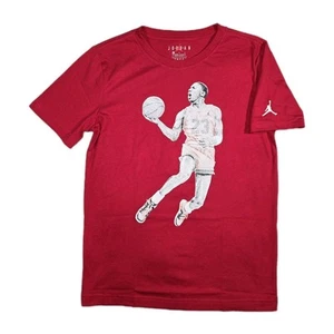 Air Jordan Graphic T Shirt Red Boys XL 13/15 Yrs Michael Jordan New - Picture 1 of 8