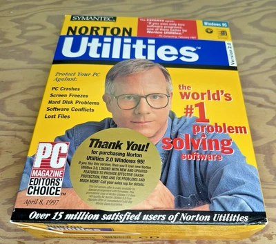 Brand New Norton Utilities Windows 95 v. 2.0 on CD 1997 Vintage Computing NIB - Image 1 of 4