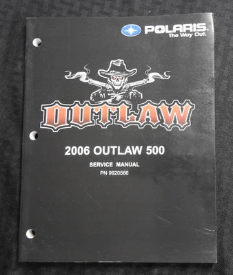 2006 Polaris OUTLAW 500 Cuádruple Corredor Atv Todo Terreno Vehículo Servicio - Imagen 1 de 4
